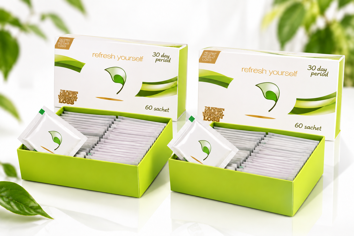 Lot de 2 boîtes ouvertes de préparation aux extraits végétaux avec 120 sachets