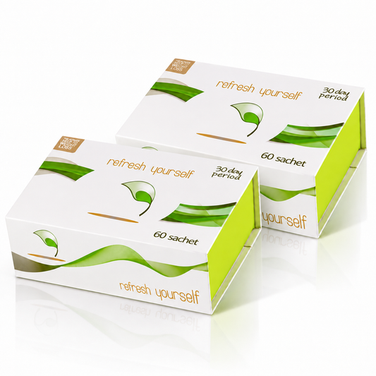 Lot de 2 boîtes de préparation aux extraits végétaux – 120 sachets
