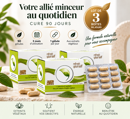 Complément alimentaire aux extraits végétaux – lot de 3 boîtes, 90 gélules pour 90 jours