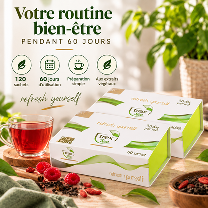 TREXTEA lot de 2 boîtes – 120 sachets – format 60 jours